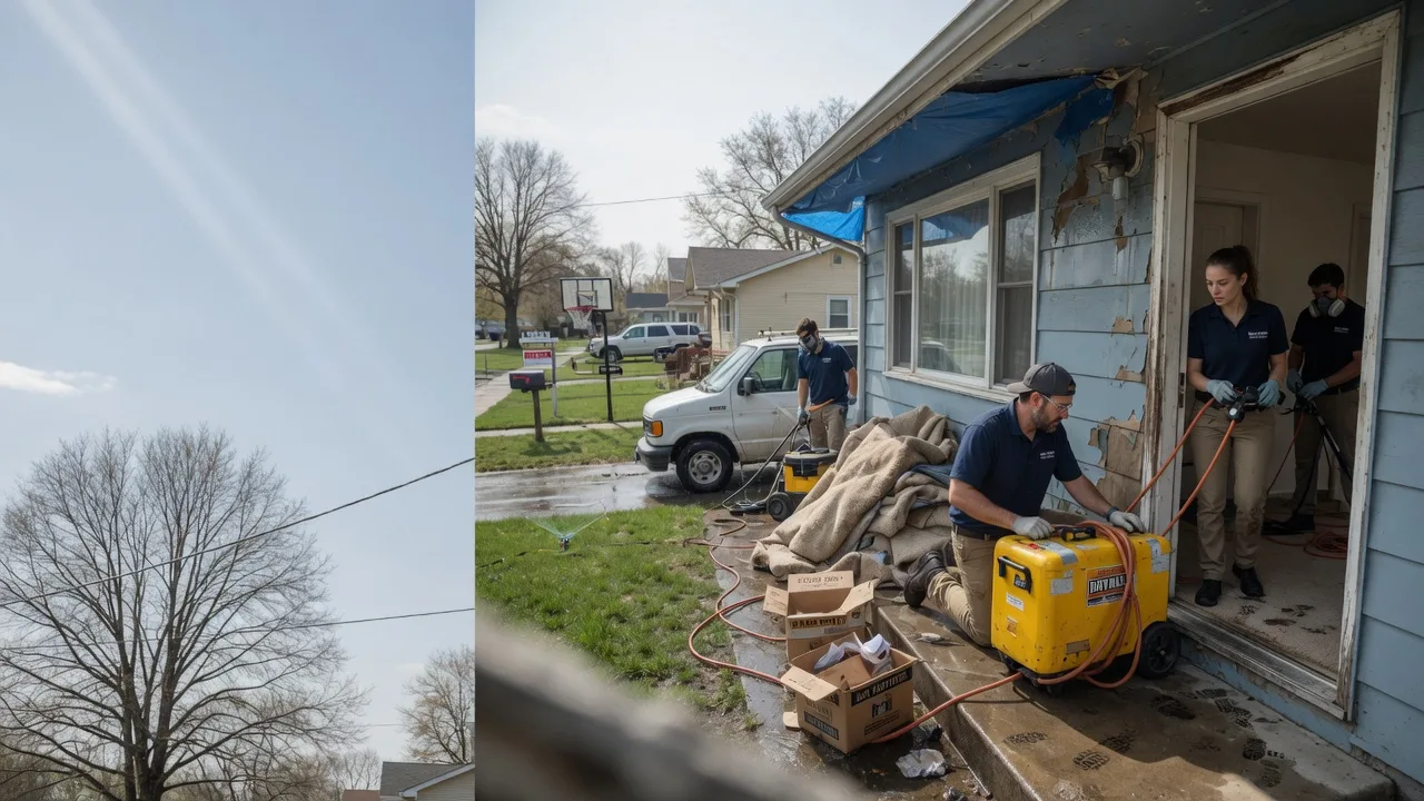 Basement Flood Cleanup in Edson, KS near me